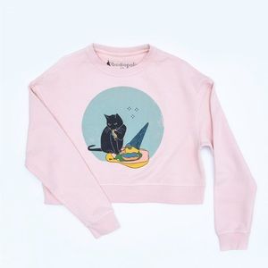 Yum Crop Sweatshirt